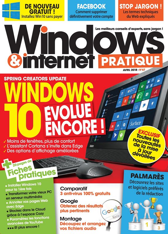 Windows & Internet pratique N°67 - Avril 2018 PDF